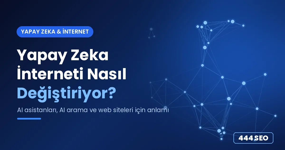 Yapay Zeka İnterneti Nasıl Değiştiriyor?